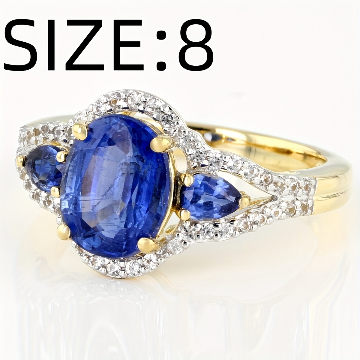 Copper Tone Ring with Synthetic Zircon, Ideal Holiday Gift